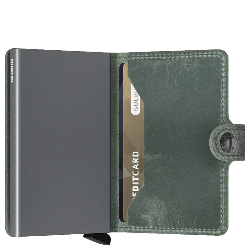 Secrid Vintage Miniwallet - Geldbörse RFID 6.5 cm (sage)