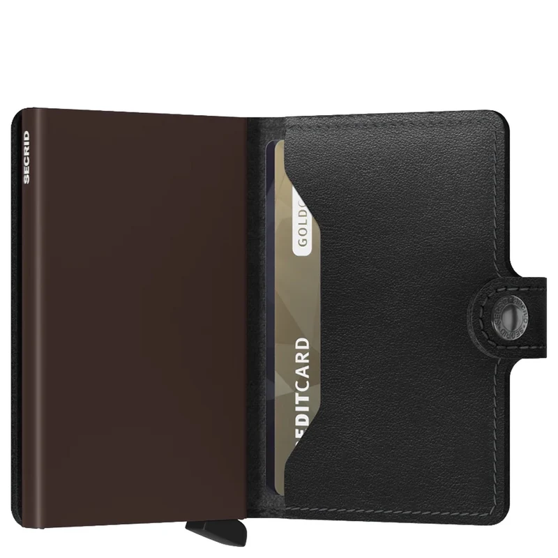 Secrid Original Miniwallet - Geldbörse RFID 6.5 cm (black-brown)