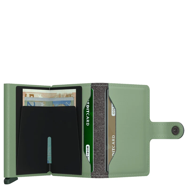 Secrid Yard Miniwallet - Geldbörse RFID 6.5 cm (powder pistachio)
