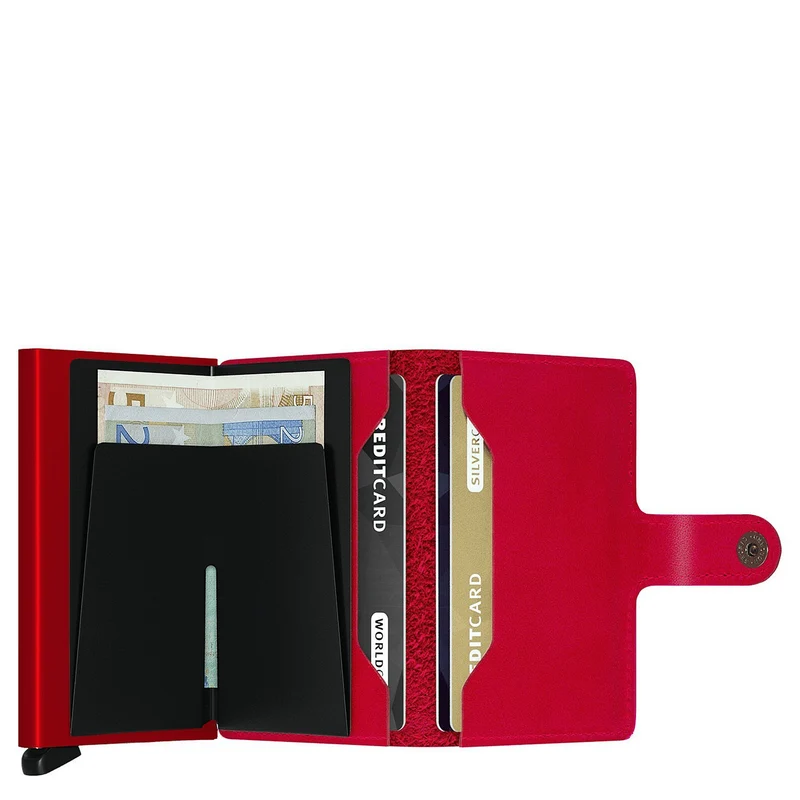 Secrid Original Miniwallet - Geldbörse RFID 6.5 cm (red-red)