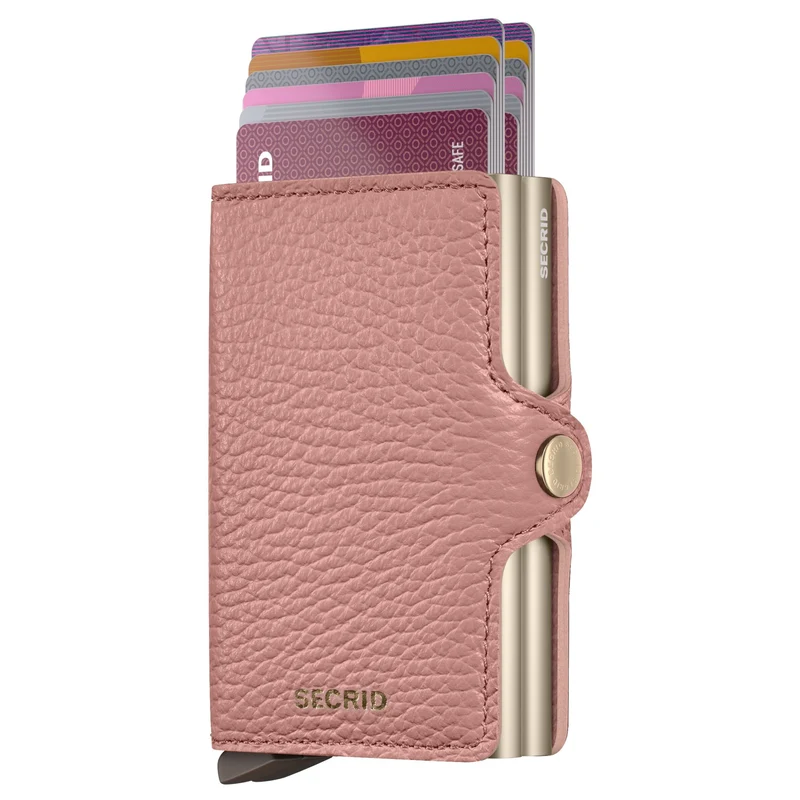 Secrid Twinwallet Pebble - Geldbörse 12cc 10.2 cm RFID (rose)