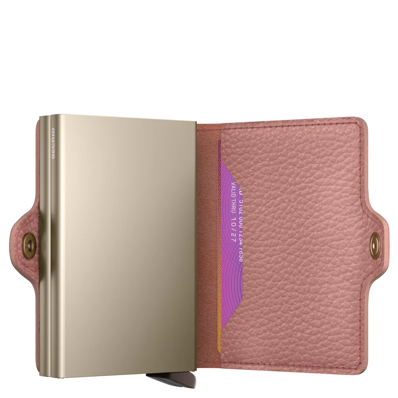 Secrid Twinwallet Pebble - Geldbörse 12cc 10.2 cm RFID (rose)