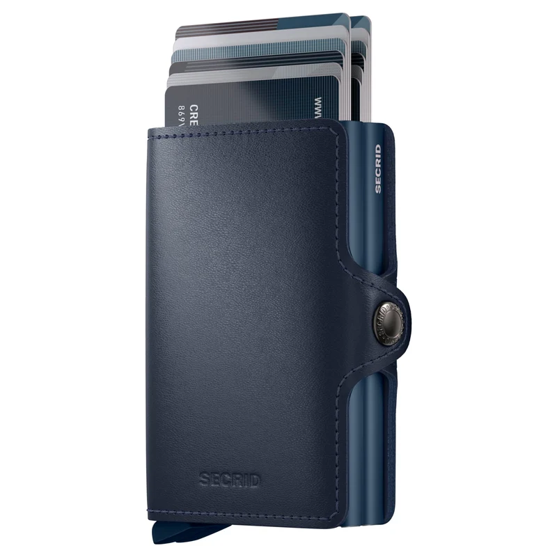 Secrid Original Twinwallet - Geldbörse RFID 7 cm (navy-navy)