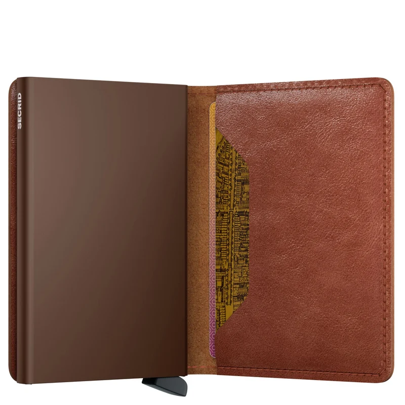 Secrid Vintage Slimwallet - Geldbörse RFID 6.8 cm (cognac-brown)