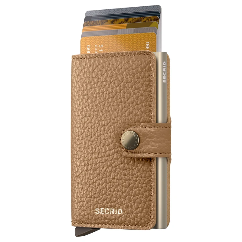 Secrid Miniwallet Pebble - Geldbörse 6cc 10.2 cm RFID (cappuccino)
