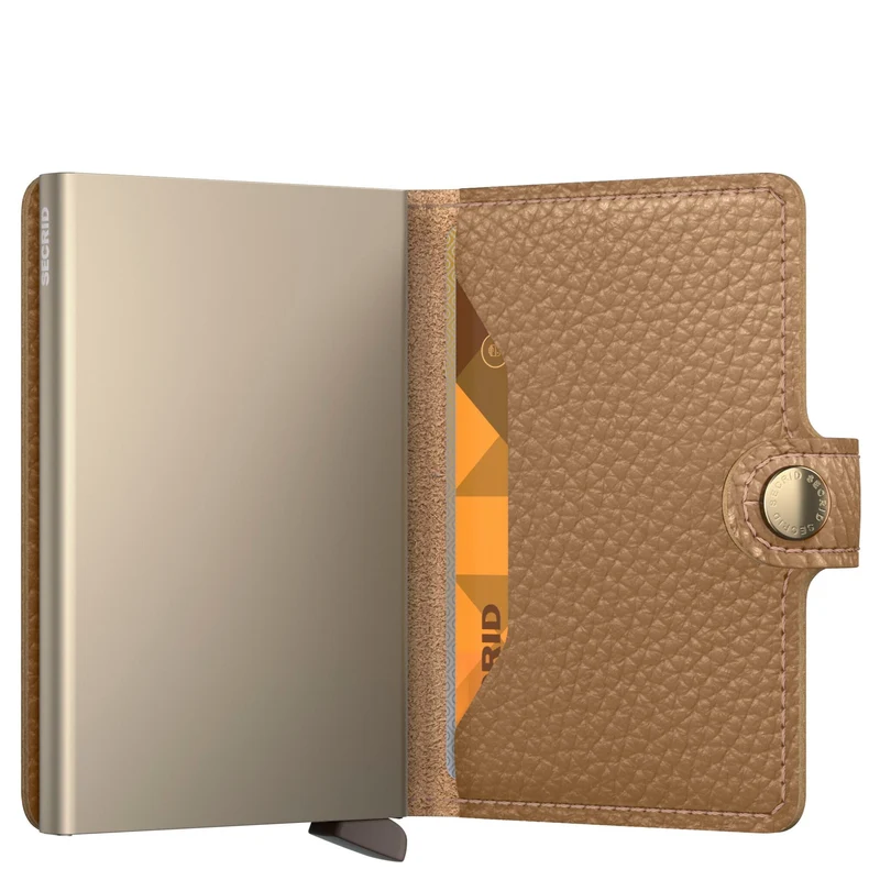 Secrid Miniwallet Pebble - Geldbörse 6cc 10.2 cm RFID (cappuccino)