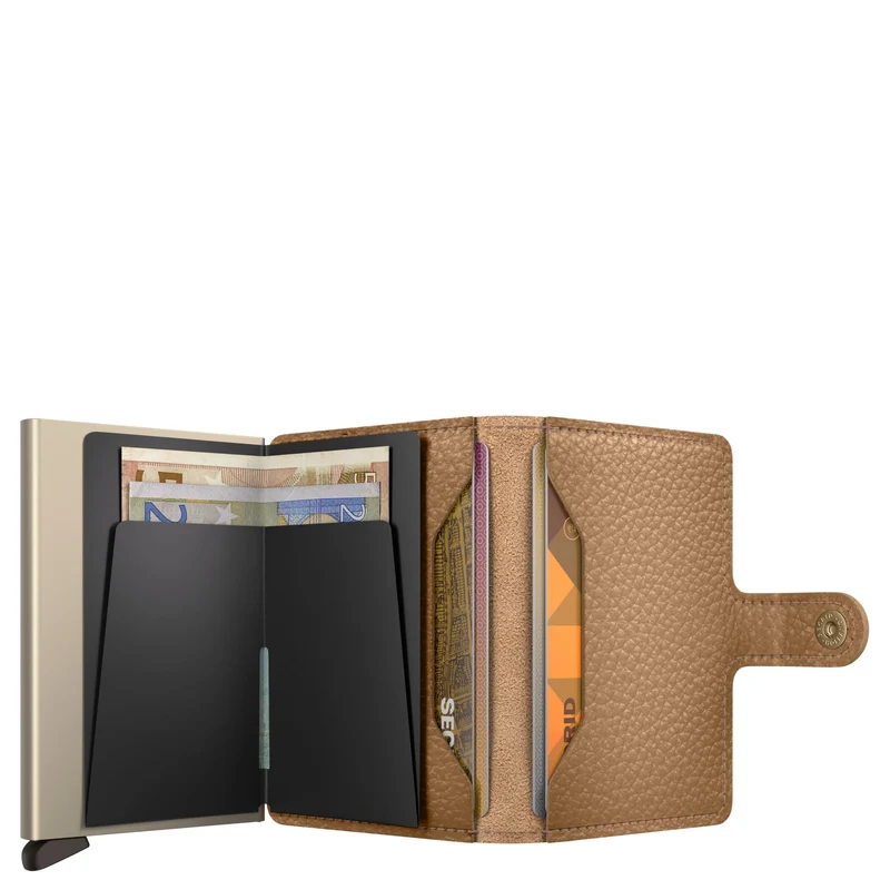 Secrid Miniwallet Pebble - Geldbörse 6cc 10.2 cm RFID (cappuccino)