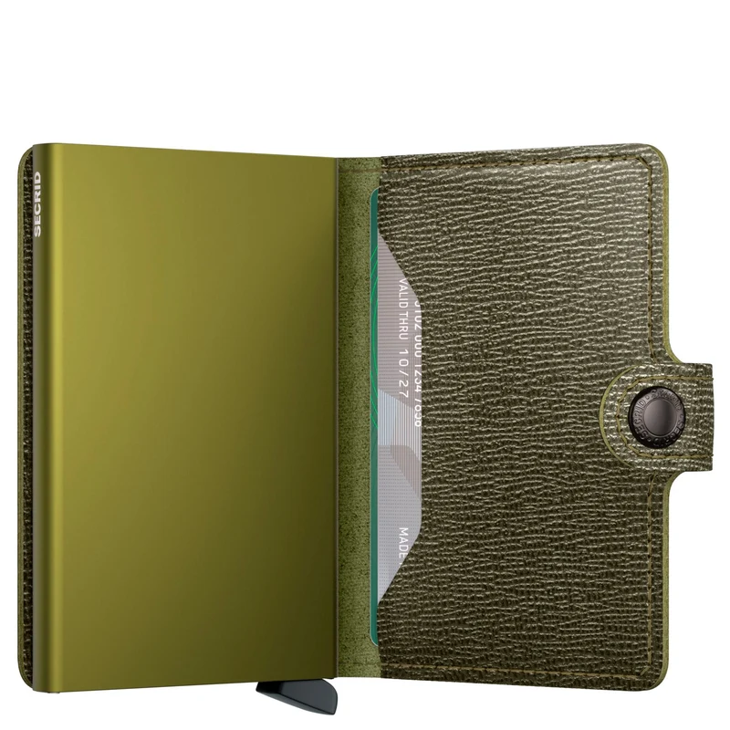 Secrid Crisple Miniwallet - Geldbörse RFID 6.5 cm (kelp)