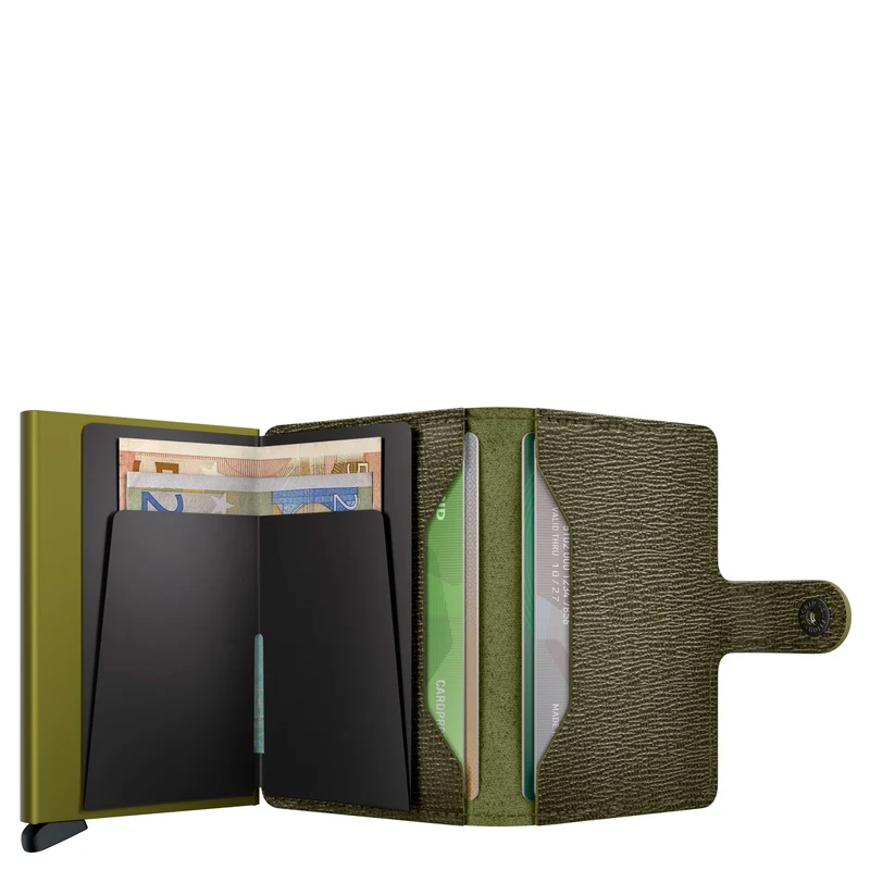 Secrid Crisple Miniwallet - Geldbörse RFID 6.5 cm (kelp)