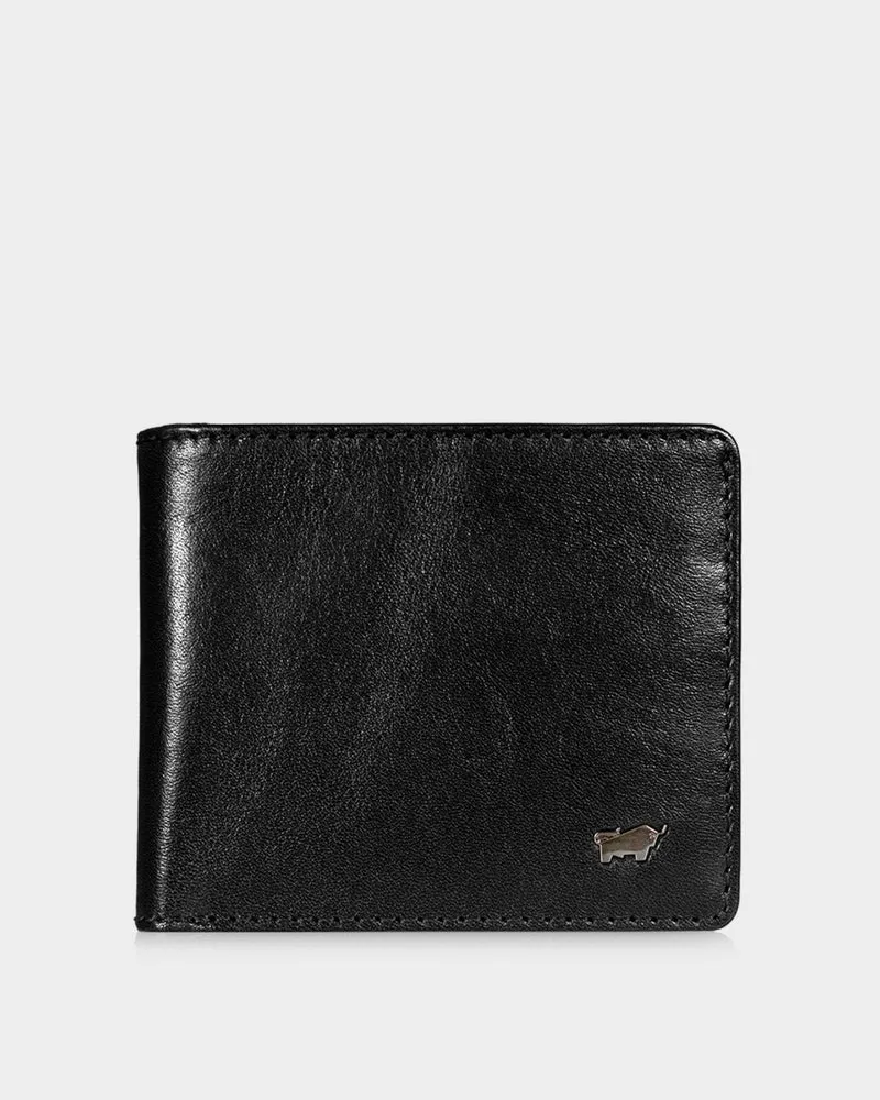 Braun Büffel Country RFID 4+3CS Schwarz Geldbörse