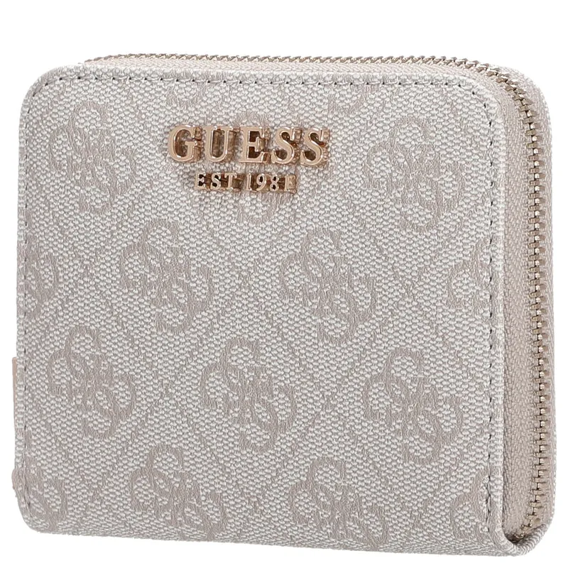 Guess Laurel II SLG Small Zip Around - Geldbörse 3cc 11 cm (bone logo)