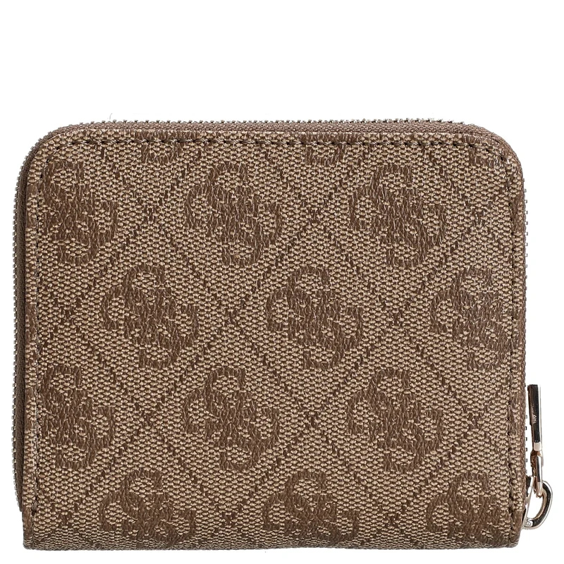 Guess Laurel II SLG Small Zip Around - Geldbörse 3cc 11 cm (latte logo)