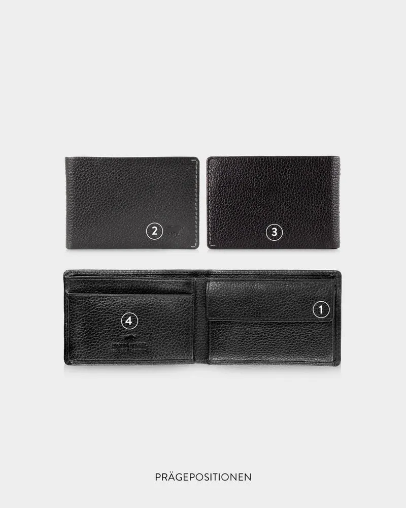 Braun Büffel Leder Prato RFID Geldbörse