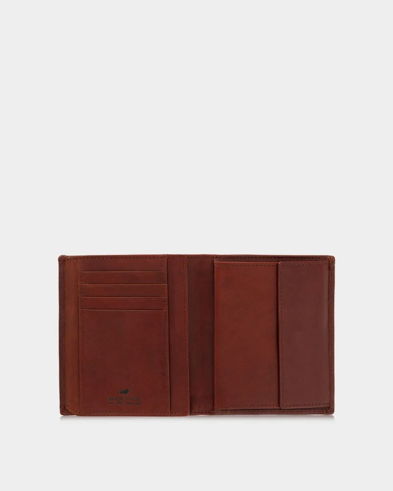 Braun Büffel Leder Arezzo RFID Geldbörse