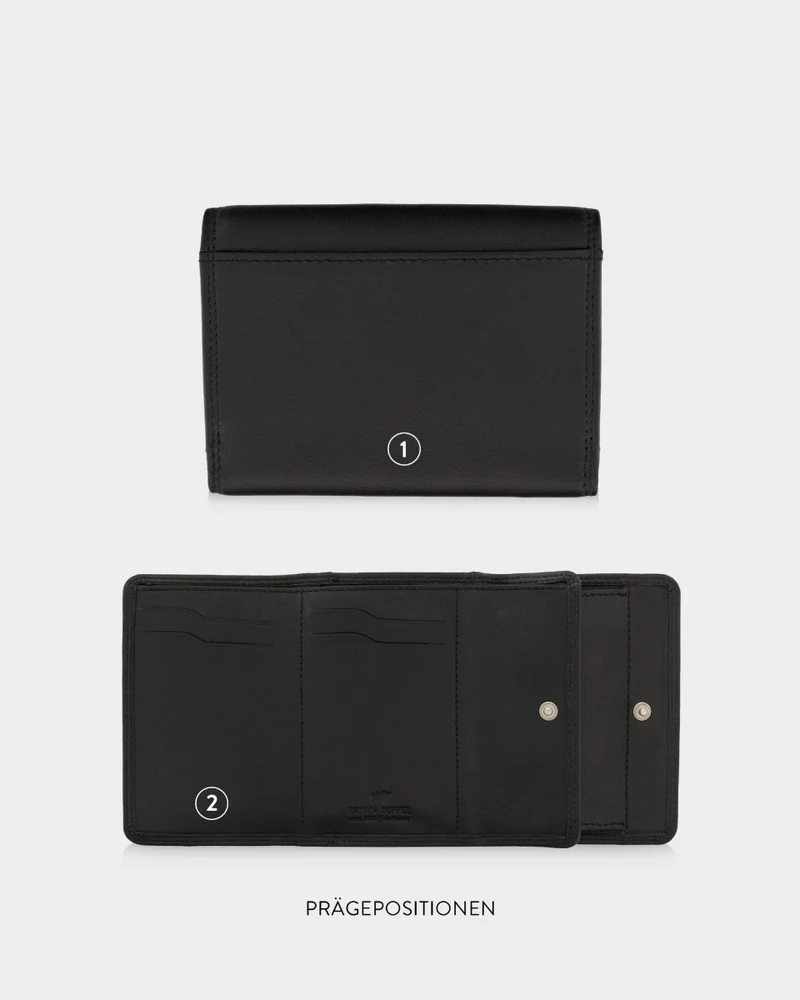 Braun Büffel Golf 2.0 4CS Schwarz Geldbörse