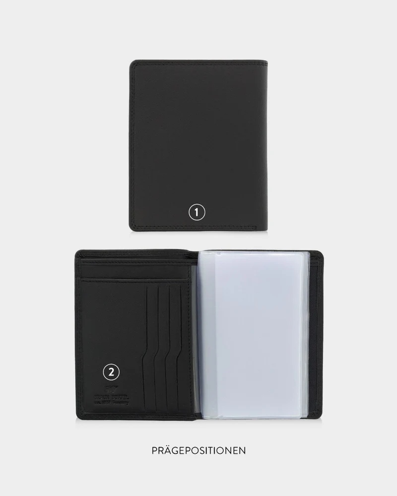 Braun Büffel Golf 2.0 4CS Schwarz Geldbörse