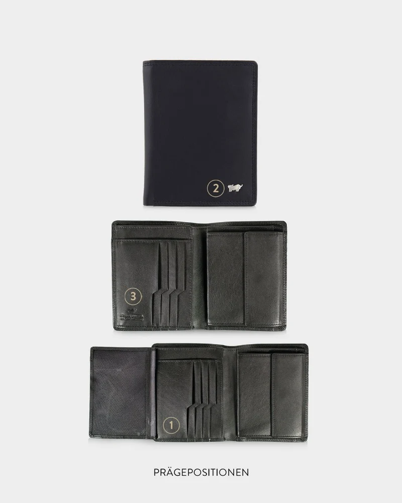 Braun Büffel Golf Secure RFID Geldbörse