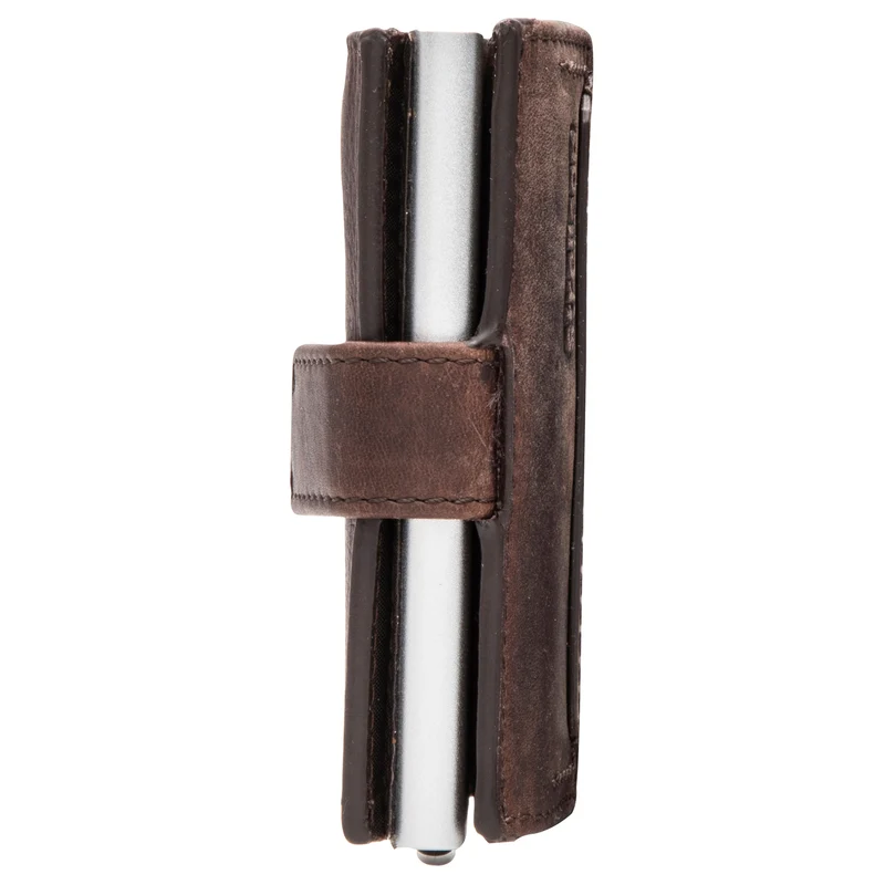 Strellson Camden C-Three E-Cage - Kreditkartenetui 6cc 10 cm (darkbrown)