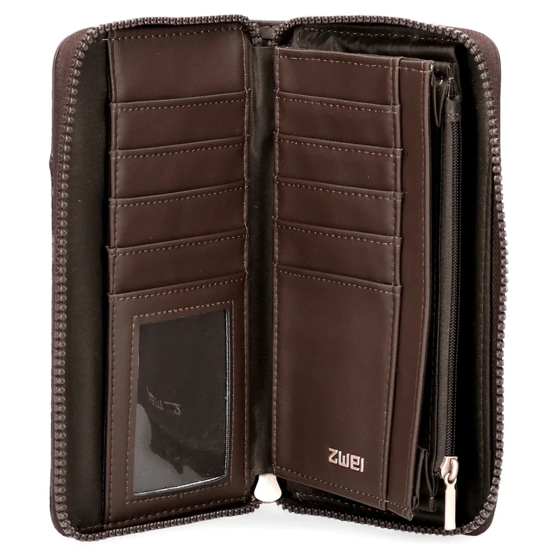 zwei Eva EV2 - Geldbörse 15cc 19 cm (leo-brown)