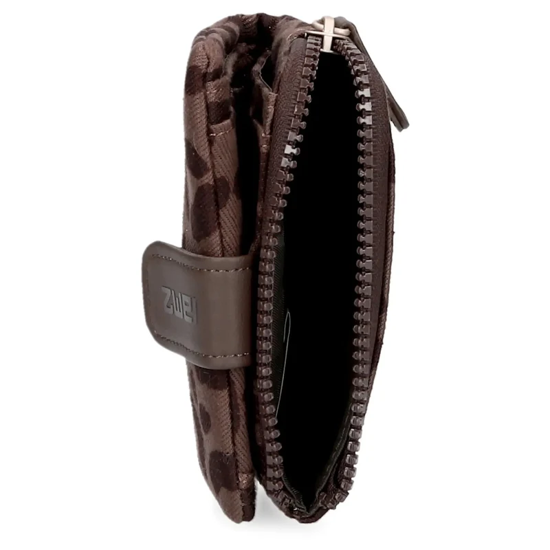 zwei Mademoiselle MW5 - Geldbörse 6cc 13 cm (leo-brown)