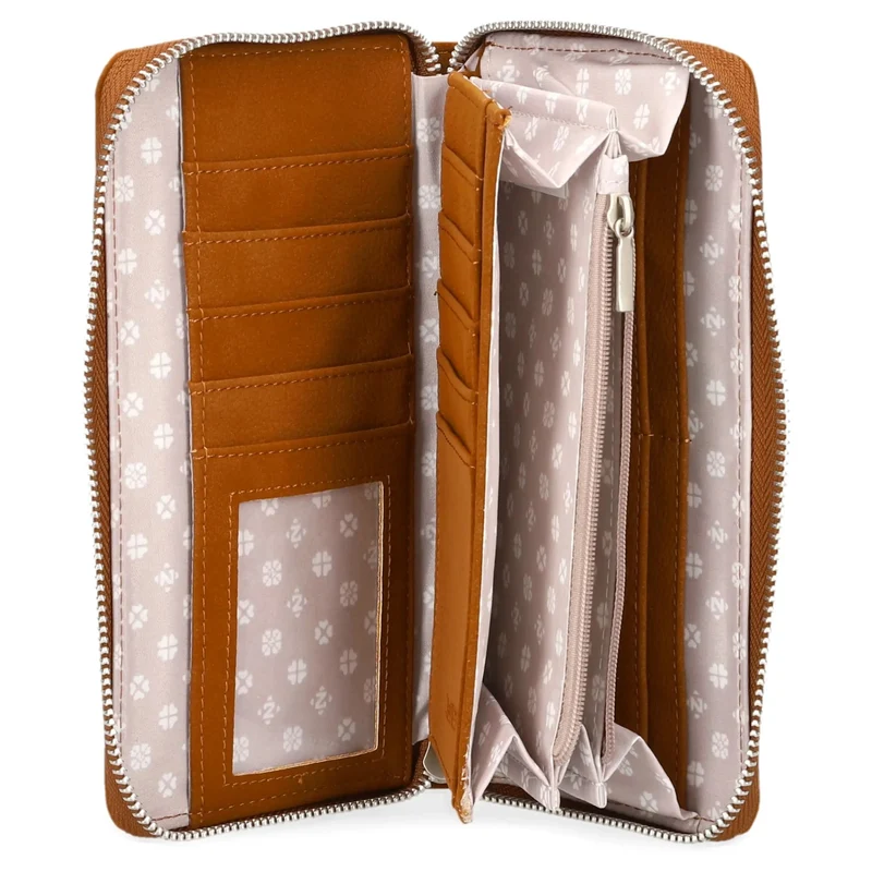 zwei Mademoiselle MW2 - Geldbörse 15cc 20 cm (nubuk-cognac)