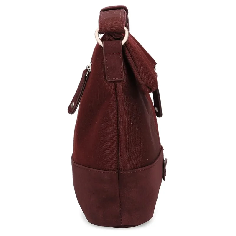 zwei Olli OT6 - Schultertasche 20/29 cm (bordeaux)