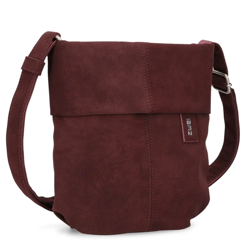 zwei Mademoiselle M45 - Schultertasche 22 cm (nubuk-bordeaux)