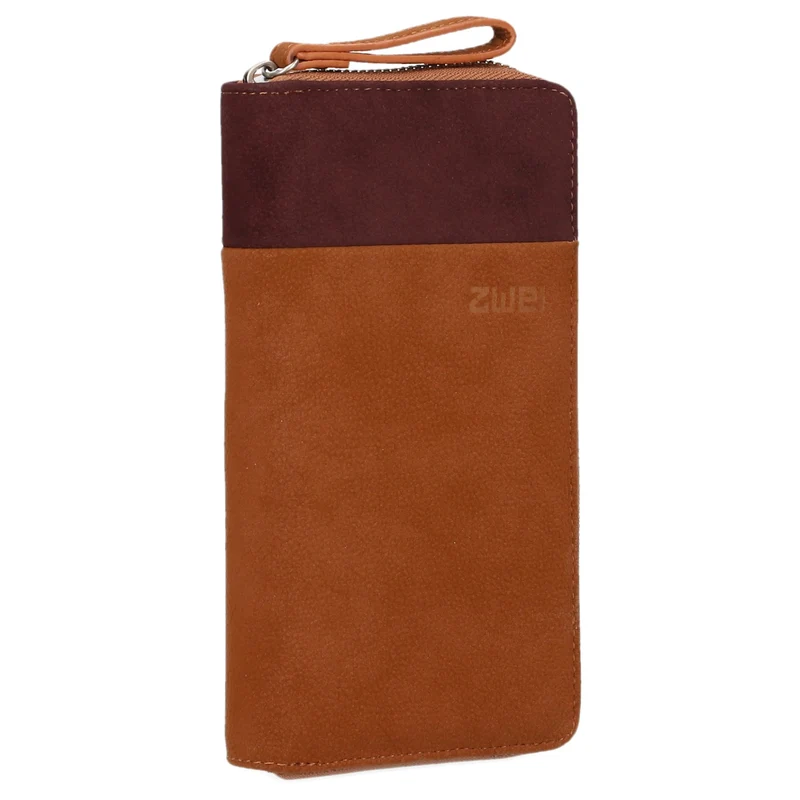 zwei Eva EV2 - Geldbörse 15cc 19 cm (nubuk-cognac)