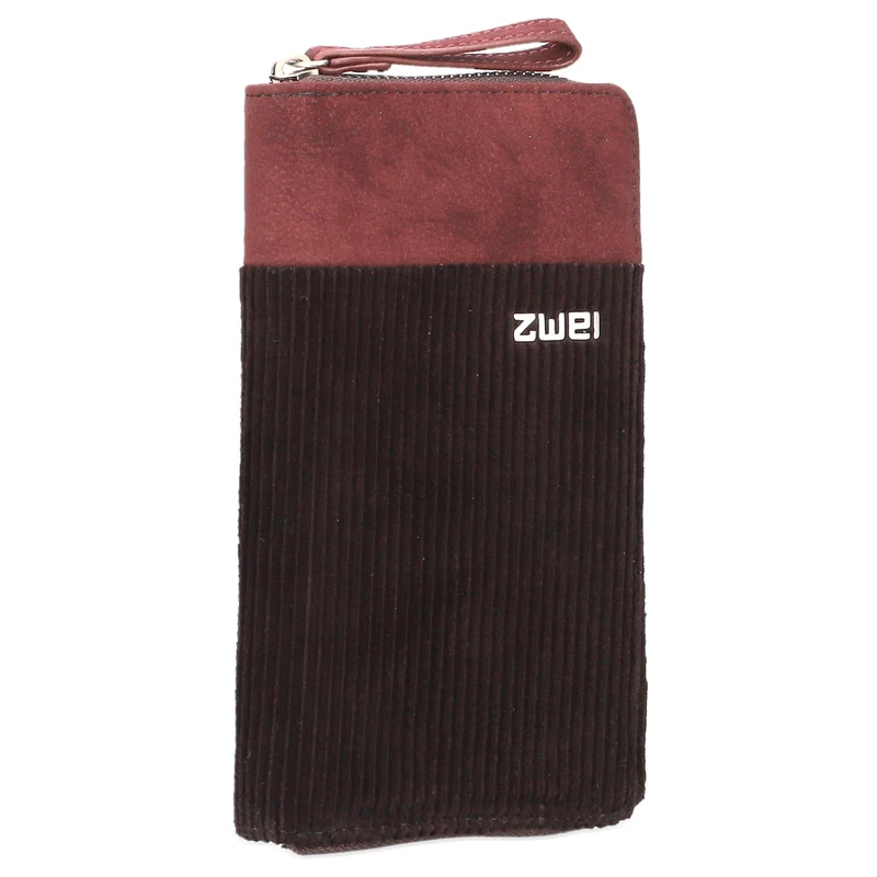 zwei Eva EV2 - Geldbörse 15cc 19 cm (cord-espresso)
