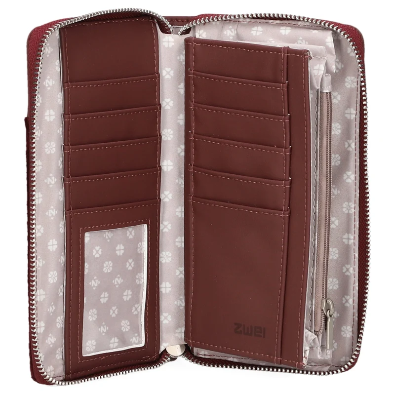 zwei Eva EV2 - Geldbörse 15cc 19 cm (cord-bordeaux)
