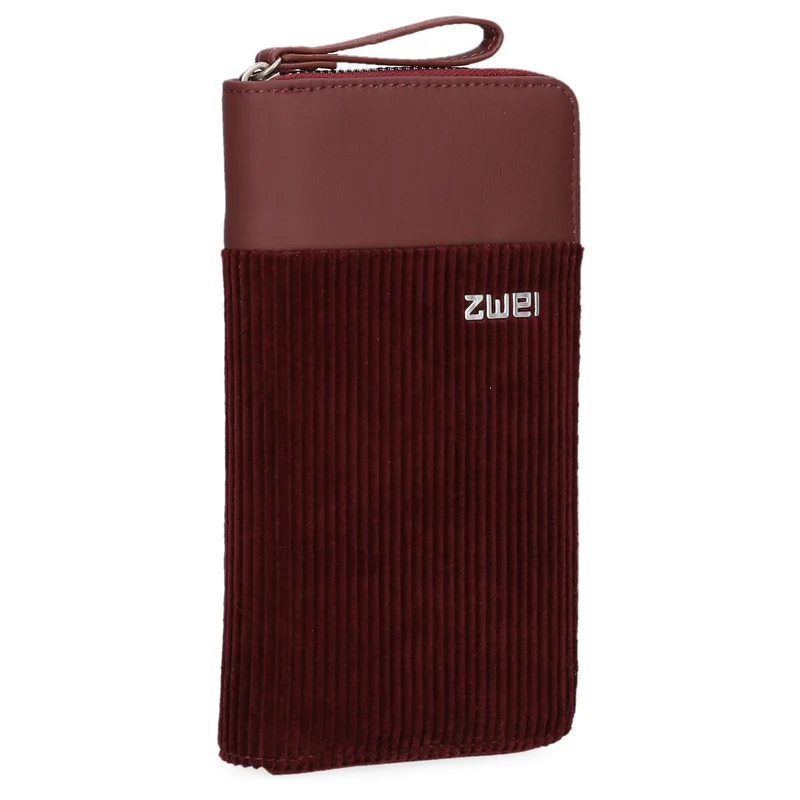 zwei Eva EV2 - Geldbörse 15cc 19 cm (cord-bordeaux)