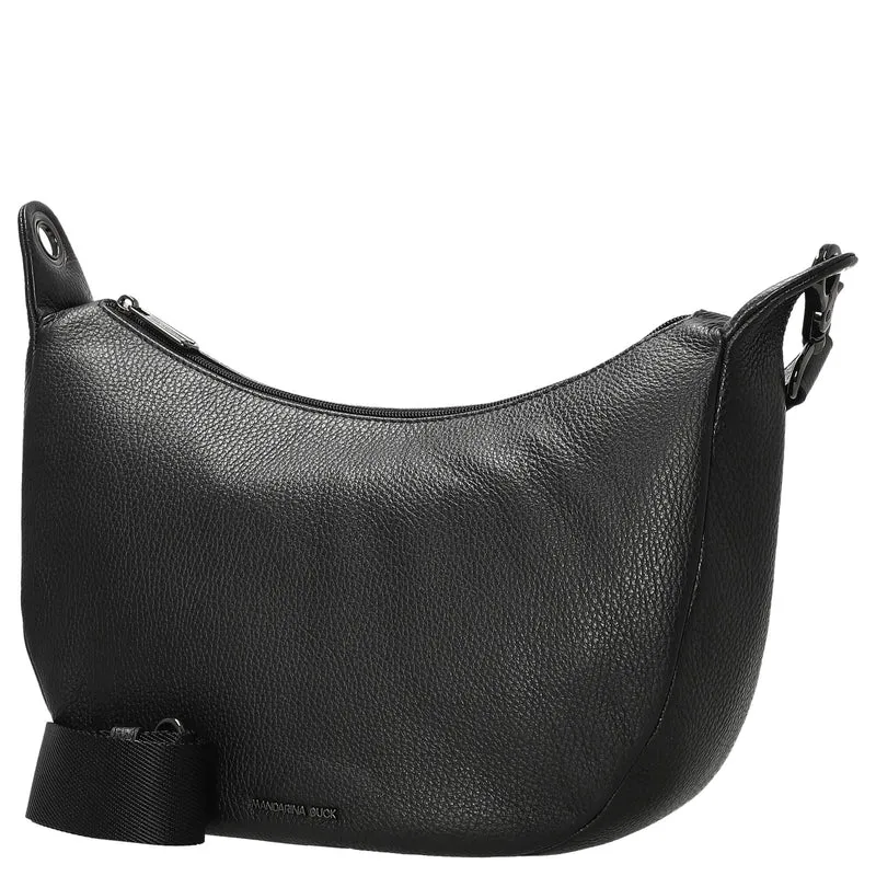 Mandarina Duck Mellow Leather - Umhängetasche S 35 cm (nero)