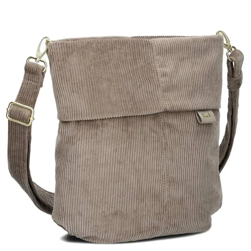 zwei Mademoiselle M90 - Umhängetasche 28 cm (cord-mocca)