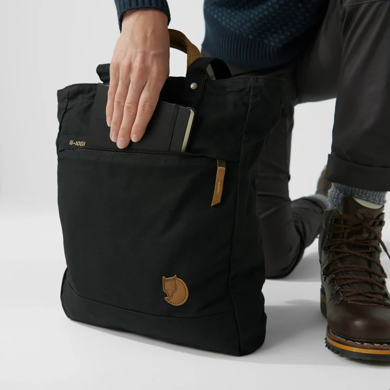 Fjällräven Totepack No. 1 - Umhängetasche/Rucksack 39 cm (black)