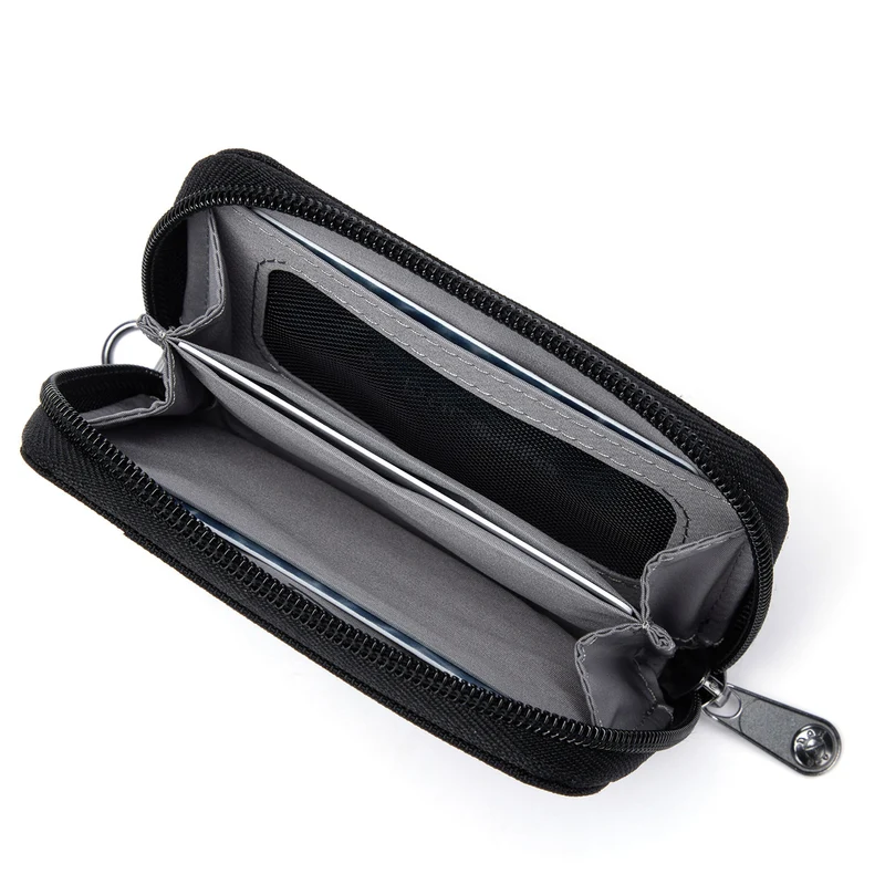 pacsafe RFIDsafe Card Wallet - Geldbörse 10cc 11 cm (jet black)