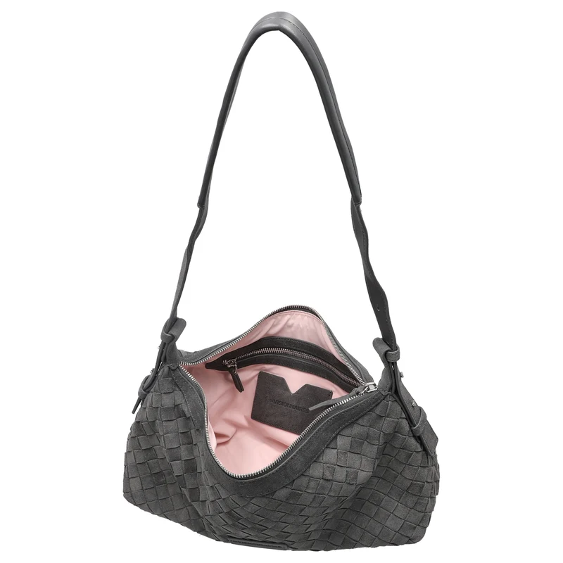 Les Visionnaires Marie Baguette Wave Cozy - Schultertasche 38,5 cm (asphalte)