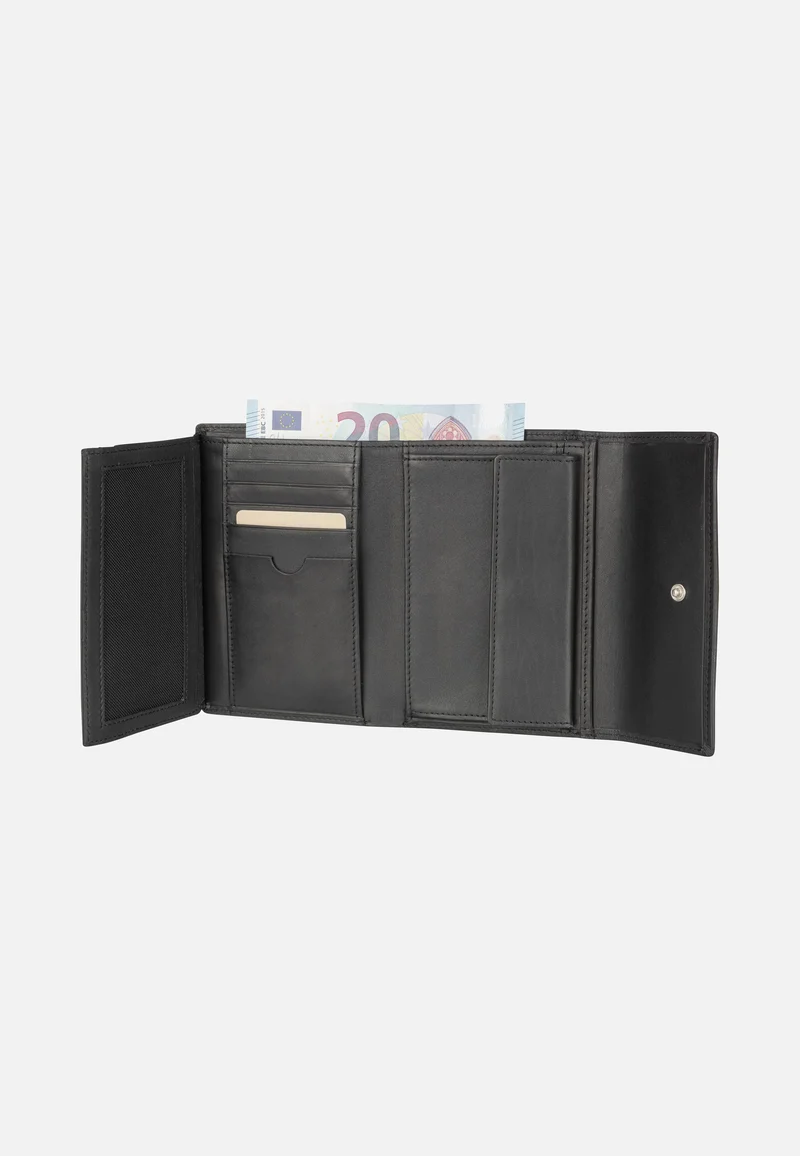Sofisticato 1.0 Cosma Purse MH10F Black - Portemonnaie