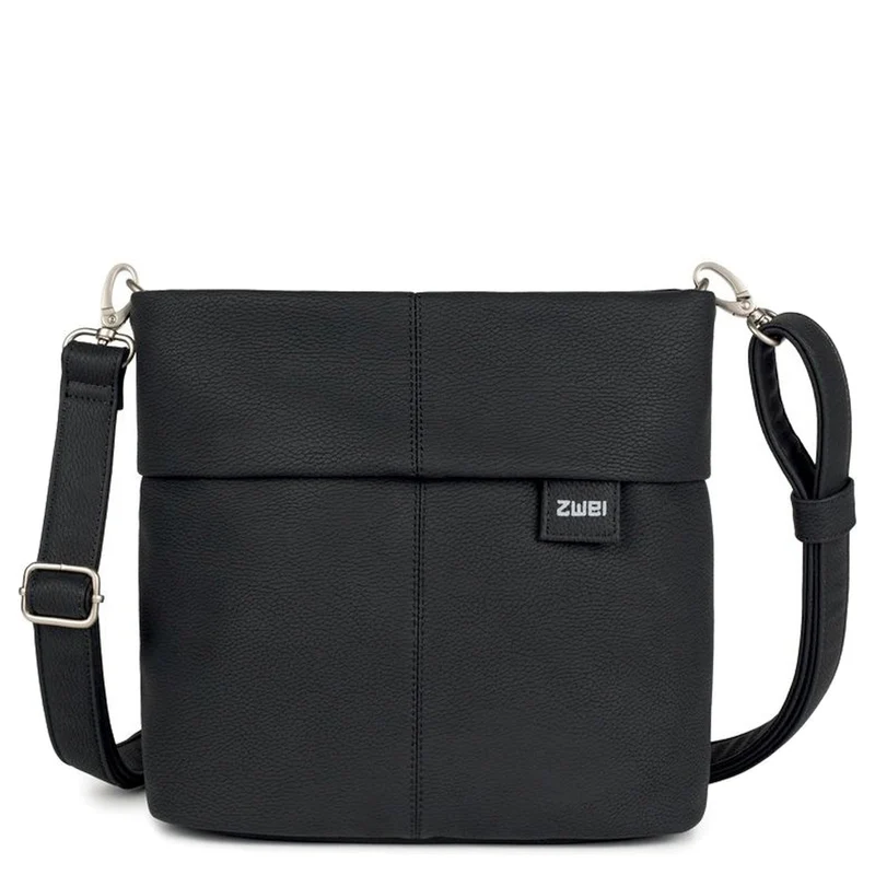 zwei Mademoiselle M8 - Schultertasche 25 cm (nubuk-black)
