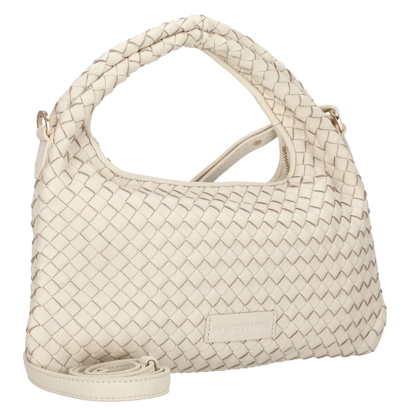 Les Visionnaires Sadie Weave Silky - Henkeltasche 37 cm (vanilla)
