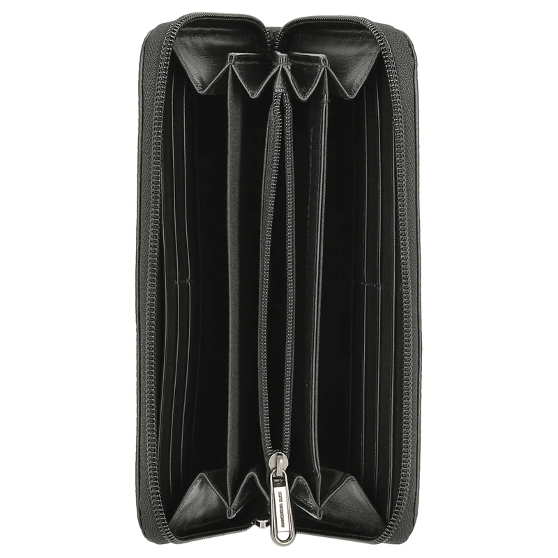 Mandarina Duck Mellow Leather - Geldbörse 12cc 19 cm (black)