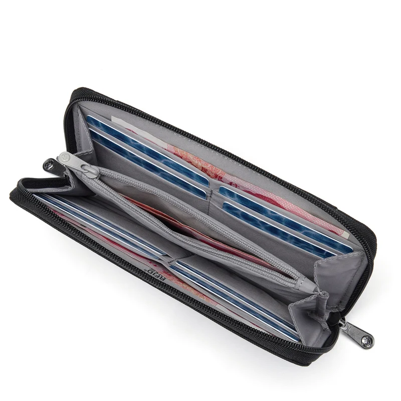 pacsafe RFIDsafe Continental Wallet- Geldbörse 20 cm (jet black)