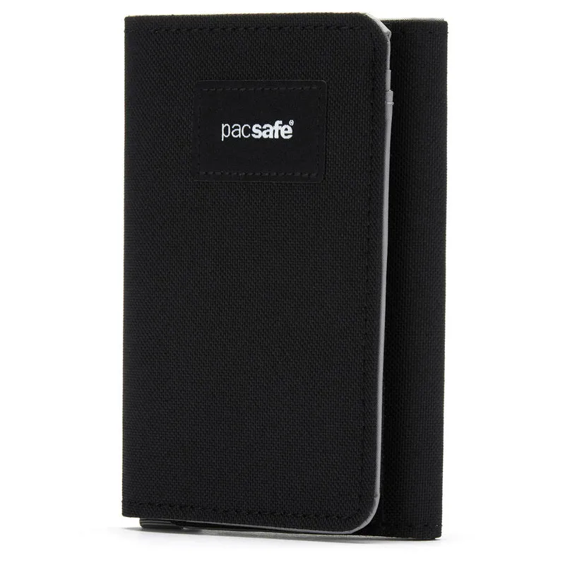 pacsafe RFIDsafe Trifold Wallet - Geldbörse 6 cc 11.5 cm (jet black)
