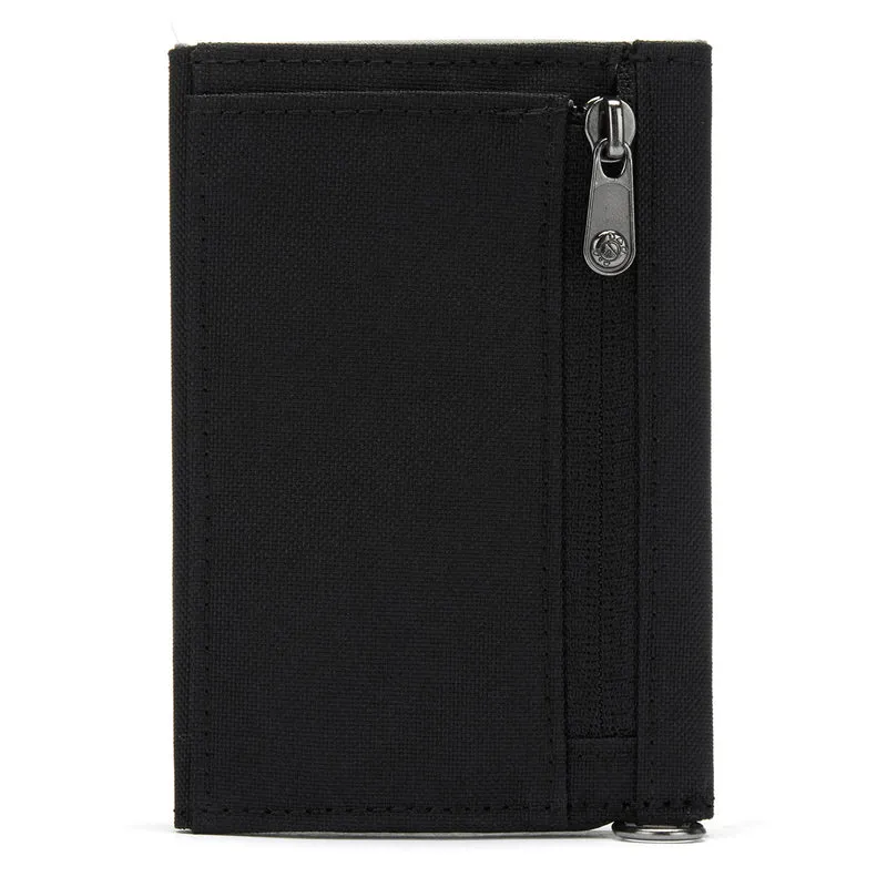 pacsafe RFIDsafe Trifold Wallet - Geldbörse 6 cc 11.5 cm (jet black)