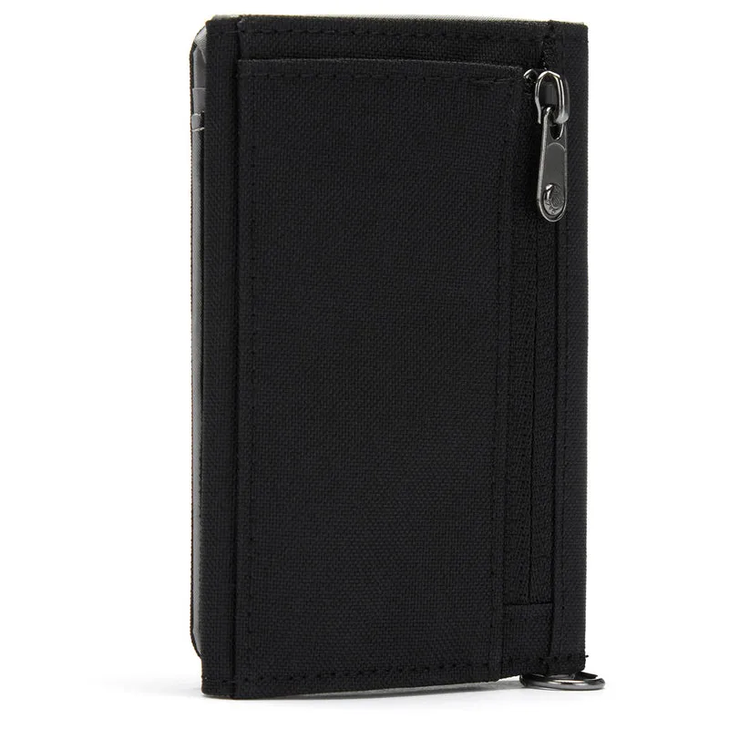 pacsafe RFIDsafe Trifold Wallet - Geldbörse 6 cc 11.5 cm (jet black)