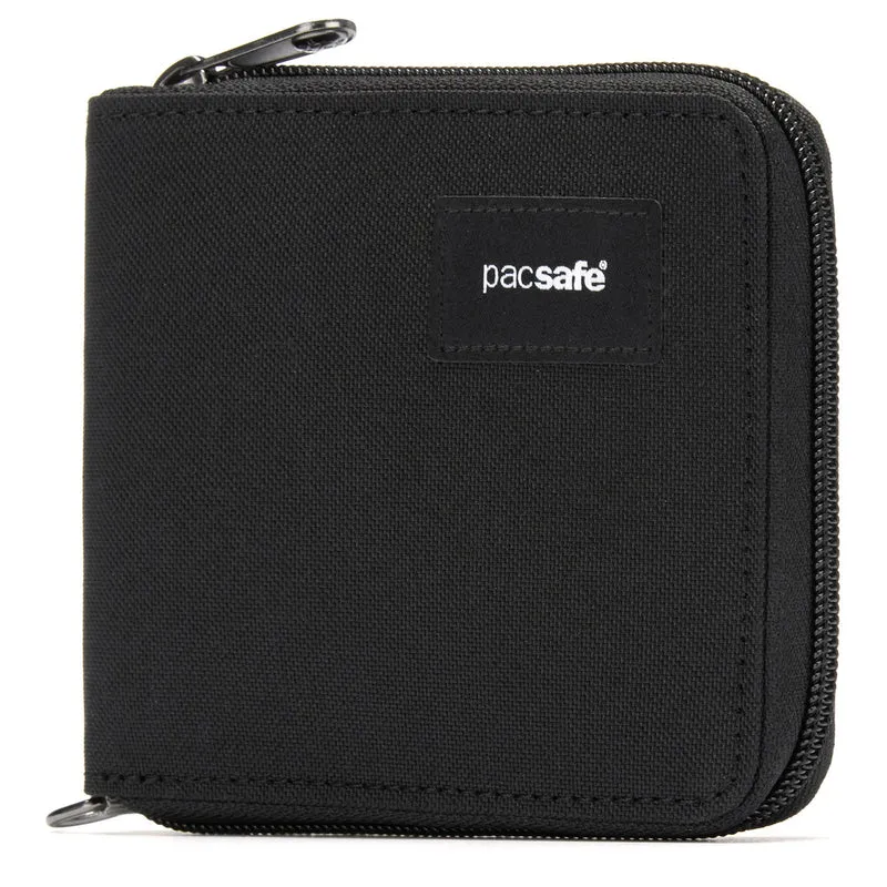 pacsafe RFIDsafe Zip Around Wallet - Geldbörse 6cc 11 cm (jet black)