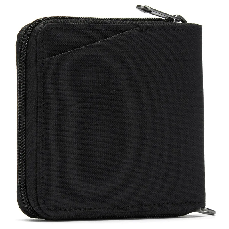 pacsafe RFIDsafe Zip Around Wallet - Geldbörse 6cc 11 cm (jet black)