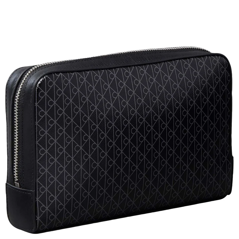 Calvin Klein Emblem AOP - Handgelenktasche 20 cm (black)