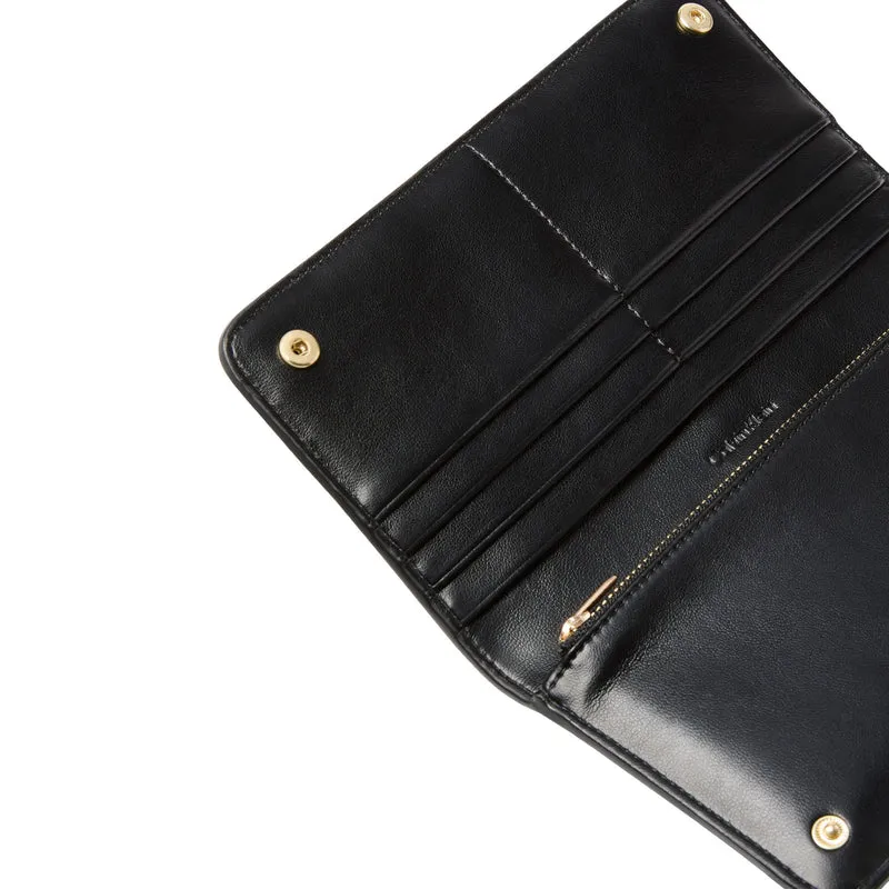 Calvin Klein Woven - Geldbörse 8cc (black)