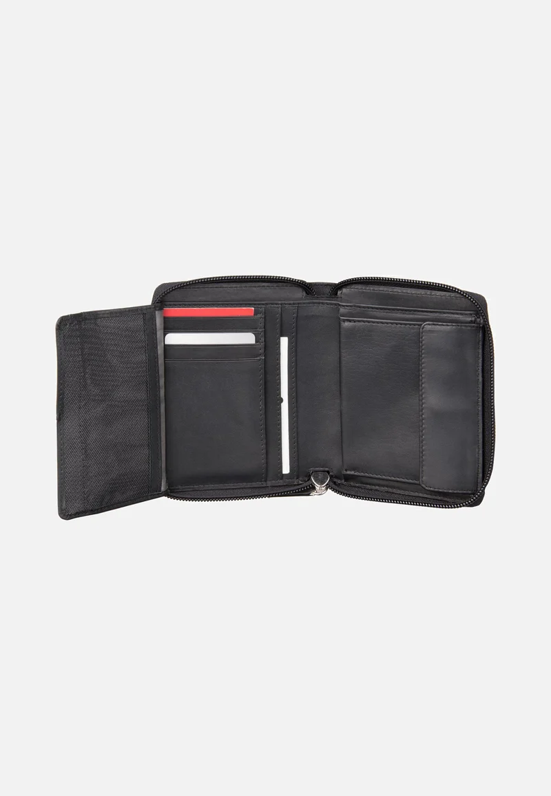 Primo Zip 8 Schwarz - Portemonnaie