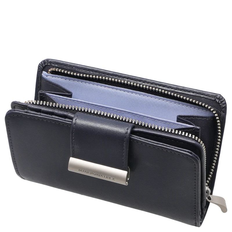 Mandarina Duck Hera 3.0 - Börse mit Druckknopf 14 cm (dress blue)